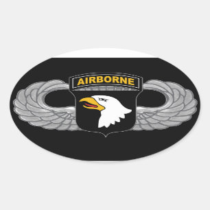 Adesivo Oval Divisão de Aeronaves 1010 "Águias-de-Grelha"