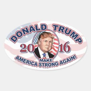 Adesivo Oval Donald 2016 J. Trunfo Factura América forte