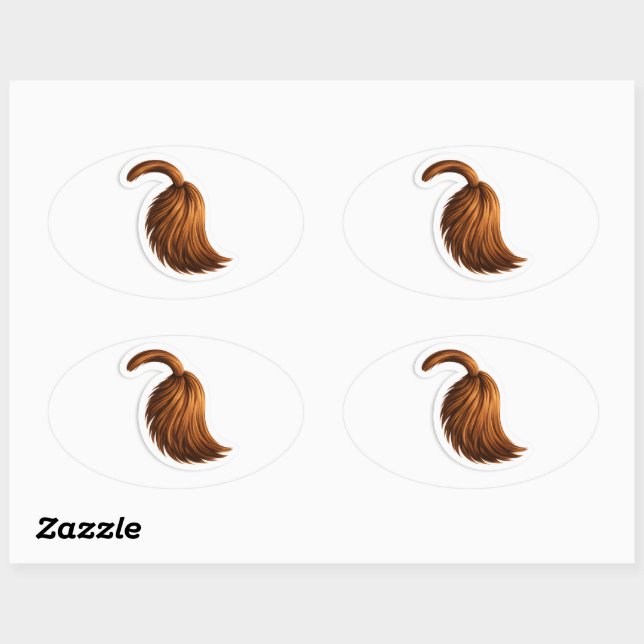 Adesivo Oval Donkey tail mini sticker sheet for party bag (Folha)