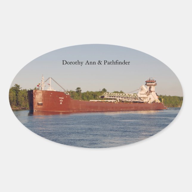 Adesivo Oval Dorothy Ann & Pathfinder Sticker (Frente)