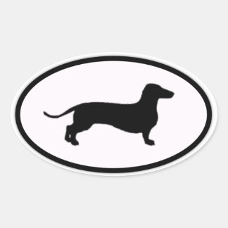Adesivo Oval doxie