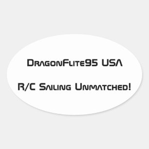 Adesivo Oval DragonFlite 95 USA Sticker