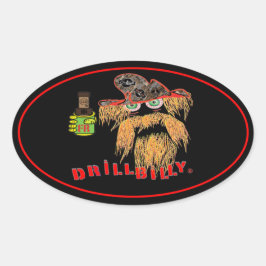 Adesivo Oval DRILLBILLY Oilfield
