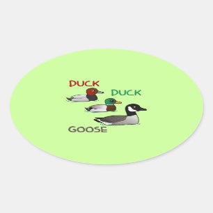 Adesivo Oval Duck Duck Goose