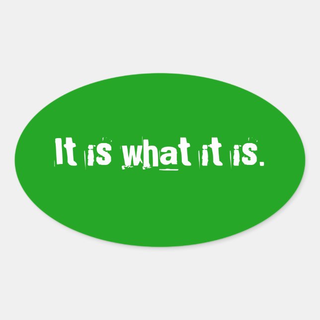 ADESIVO OVAL É (Frente)