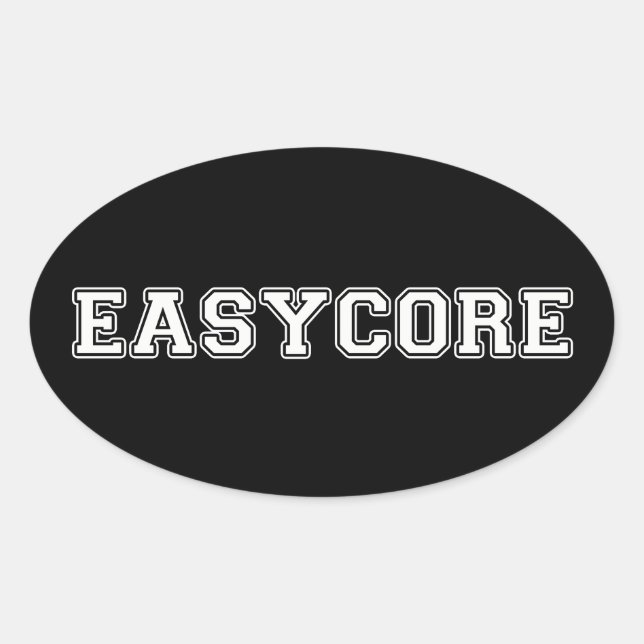 Adesivo Oval Easycore (Frente)