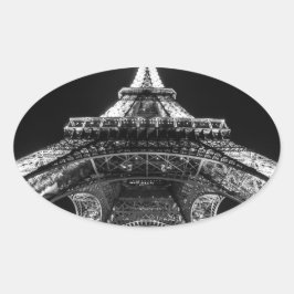 Adesivo Oval Eiffel Tower Paris França