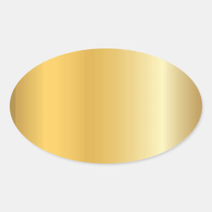Adesivo Oval Elegante Moderno Glamouroso Olhar Dourado Bruto