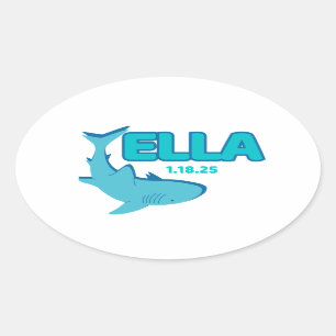 Adesivo Oval Ella Sticker