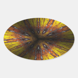 Adesivo Oval emoção do cheio