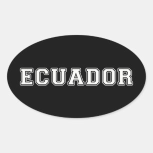 Adesivo Oval Equador