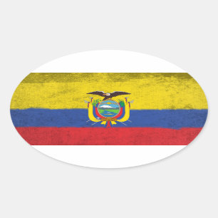 Adesivo Oval Equador