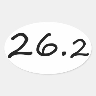 Adesivo Oval Ero Sticker da Maratonista