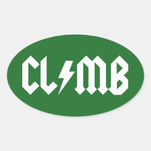 Adesivo Oval Escalada (ACDC)