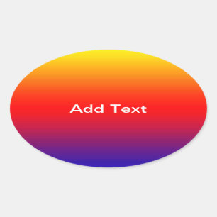 Adesivo Oval Espectro de Cores Horizontais -1