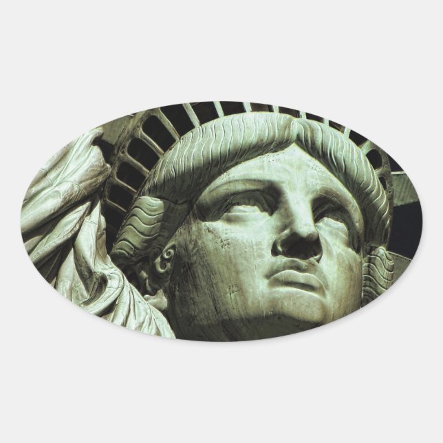 Adesivo Oval Estado da Liberdade (Frente)