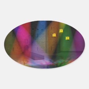 Adesivo Oval Este Palco de Excelentes de tolos