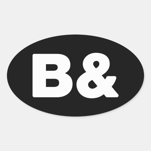 ADESIVO OVAL ESTICADOR B& OVAL (Frente)