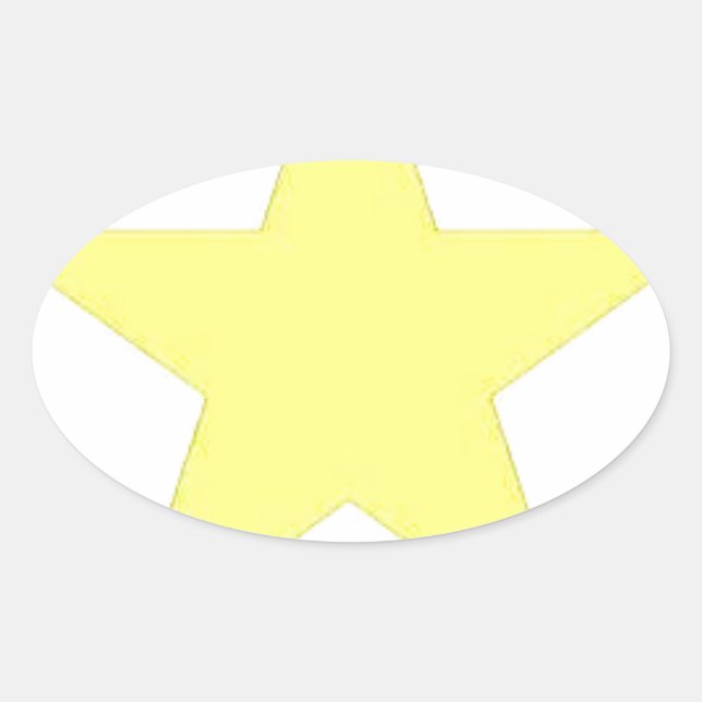 Adesivo Oval estrela do exército (Frente)