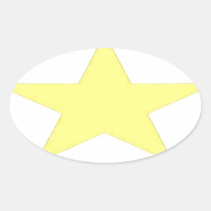Adesivo Oval estrela do exército