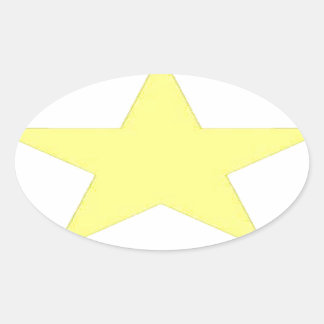 Adesivo Oval estrela do exército