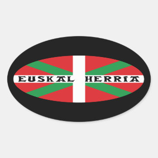 Adesivo Oval Euskal Herria Sticker