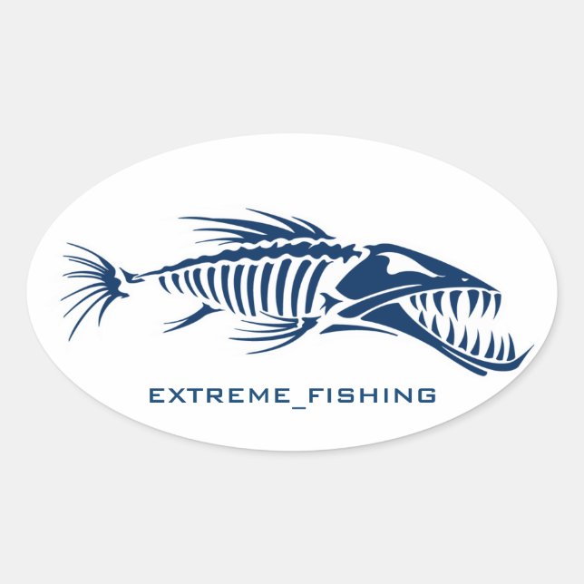 ADESIVO OVAL EXTREME_PESCA (Frente)