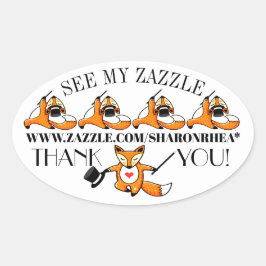 Adesivo Oval Faça o seu Promocional