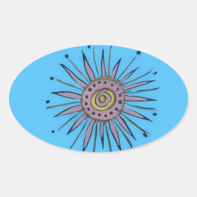 Adesivo Oval Feliz Natal Sunshine Holiday.png (Frente)