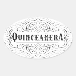 Adesivo Oval Festa de Quinze Anos do Sudoeste