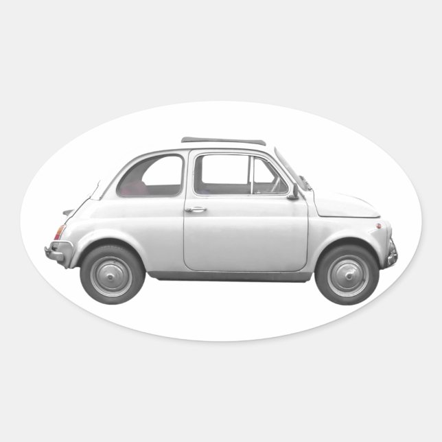 Adesivo Oval Fiat 500 (Frente)