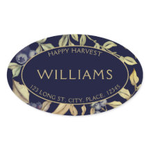 Folhas de Colheita do outono e Berries Personalizá