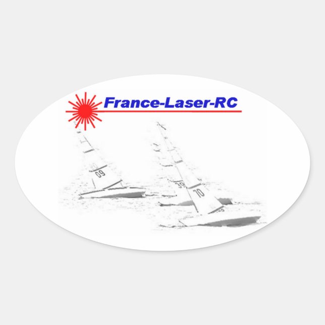 Adesivo Oval França Laser RC Classic (Frente)