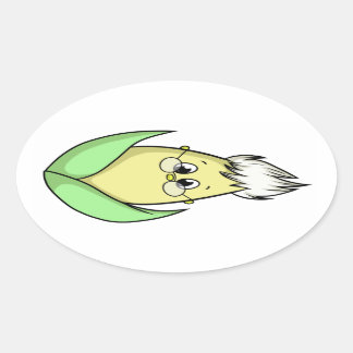 Adesivo Oval Frank Stickers