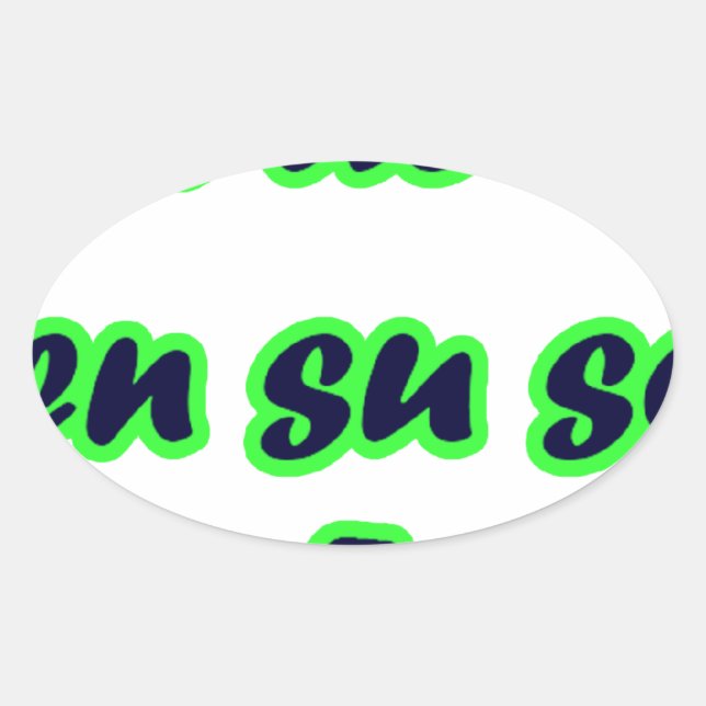 Adesivo Oval Frases mestre 14.09 (Frente)