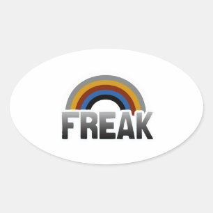 Adesivo Oval Freak Pride