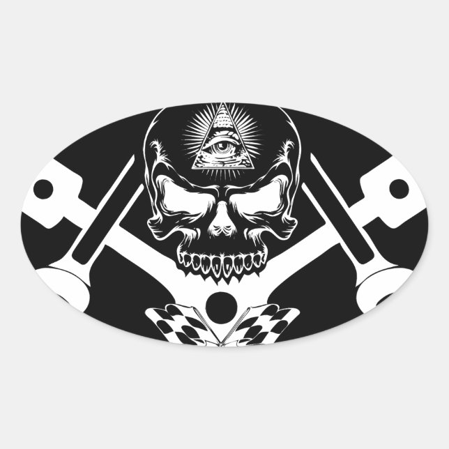 Adesivo Oval Freemason-Widows-Sons-Masonic-Hotrod-Logo-20160407 (Frente)