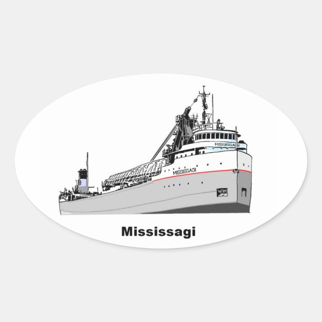 Adesivo Oval Freighter Mississagi (Frente)