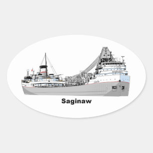 Adesivo Oval Freighter Saginaw