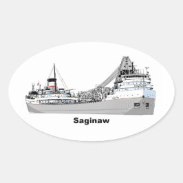 Adesivo Oval Freighter Saginaw