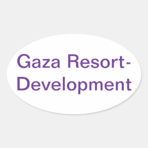 Adesivo Oval Gaza Resort-Desenvolvimento Hankamer Artjunkhaus P