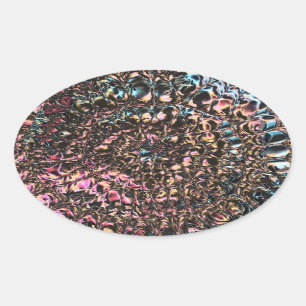 Adesivo Oval Gemstone Spiral
