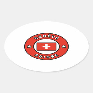 Adesivo Oval Genève Suisse