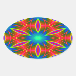Adesivo Oval Geométrica 160614 (01)