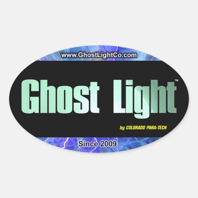 Adesivo Oval Ghost Light™ Oval Sticker nº 2 (Frente)