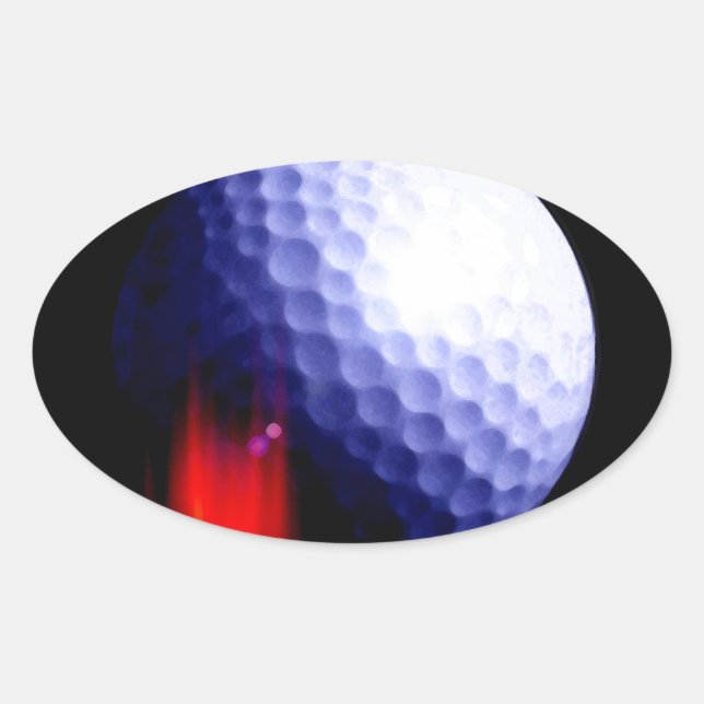 Adesivo Oval Golf Ball (Frente)