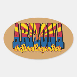 Adesivo Oval Grand Canyon State