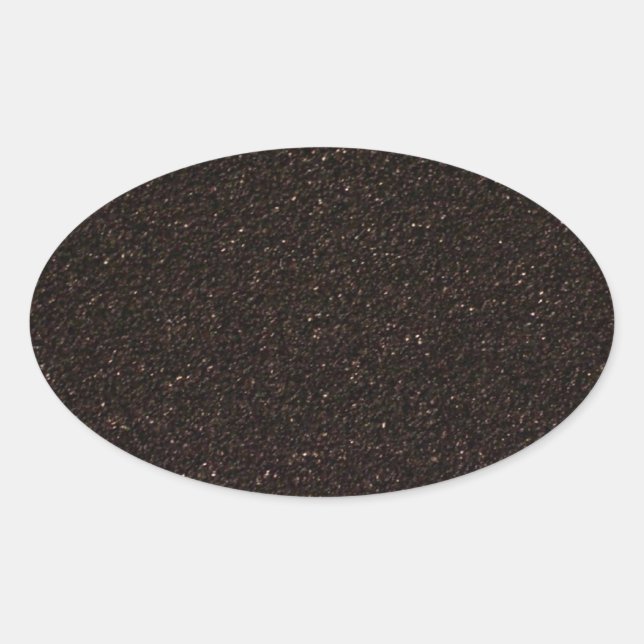 Adesivo Oval Griptape de skate preto (Frente)