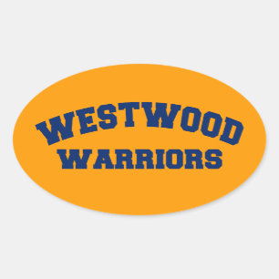 Adesivo Oval Guerreiros de Westwood