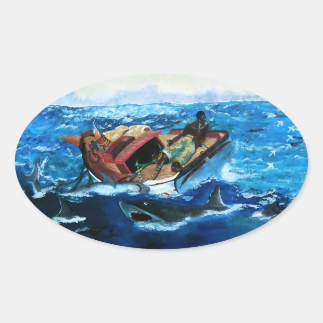 Adesivo Oval Gulfstream de Homer revisitado (Frente)